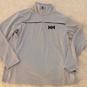 Helly Hansen Light Gray Half-Zip Top